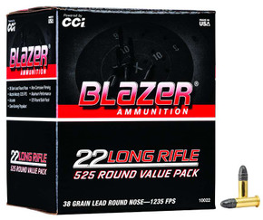 CCI 22 LR 38GR LRN 525CT BOX 525 RD/BX 10 BX/CS CCI10022