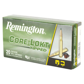 REMINGTON RT243WA 243 WIN 95GR CORE-LOKT TIPPED 20 RD/BX 10 BX/CS REMI29015
