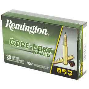 REMINGTON RT3006C 30-06 SPRG 180GR CORE-LOKT TIPPED 20 RD/BX 10 BX/CS REMI29037