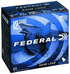 FEDERAL 12GA 2-3/4" 3-1/4DE 1OZ 6 25 RD/BX 10 BX/CS FEDEH1216