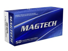 MAGTECH 380ACP 95GR FMJ 50RD BOX 20 BOXES PER CASE MAGT380A MAGTECH 380ACP 95GR FMJ 50RD BOX 20 BOXES PER CASE MAGT380A