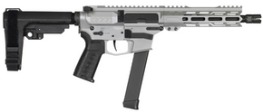 CMMG PISTOL, BANSHEE, MKGS, 9MM, 8", TITANIUM W/ADJ RIP BRACE CMMG99A3B0F-TI CMMG PISTOL, BANSHEE, MKGS, 9MM, 8", TITANIUM W/ADJ RIP BRACE CMMG99A3B0F-TI
