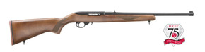 dRUGER 75TH ANNIVERSARY 10/22 SPORTER 22LR 18.5" BLK/WALNUT 1-10RD MAG RUGE31375 dRUGER 75TH ANNIVERSARY 10/22 SPORTER 22LR 18.5" BLK/WALNUT 1-10RD MAG RUGE31375