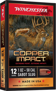 WINC COPPER IMPCT 12G 1OZ SLUG 5RD BX WINCX12CLF WINC COPPER IMPCT 12G 1OZ SLUG 5RD BX WINCX12CLF