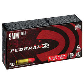 9MM LUGER 115GR SYNTECH JACKET FLAT NOSE 50/BOX 105002639 9MM LUGER 115GR SYNTECH JACKET FLAT NOSE 50/BOX 105002639