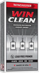 WINCHESTER 45 AUTO SUPER-X TARGET WINCLEAN 230 GR 50 RD/BX 10 BX/CS WINCWC452 WINCHESTER 45 AUTO SUPER-X TARGET WINCLEAN 230 GR 50 RD/BX 10 BX/CS WINCWC452