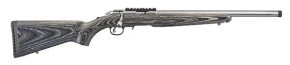 RUG AMER RIMFIRE TRGT 17HMR RFL STS BLK LAM STK 18" RUGE08369