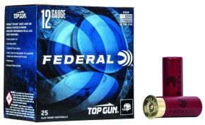 FEDERAL TOP GUN 12GA 2-3/4" 3DE 1-1/8OZ 7.5 25 RD/BX 10 BX/CS FEDETG127.5