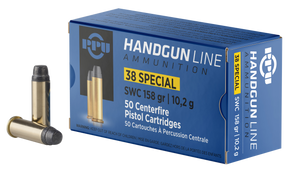 PPU .38 SPECIAL SW 158GR 50RD BOX 10 BOXES PER CASE PPUPPH38SS PPU .38 SPECIAL SW 158GR 50RD BOX 10 BOXES PER CASE PPUPPH38SS