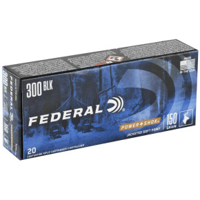 FEDERAL 300 BLK 150GR POWER-SHOK SP 20 RD/BX 10 BX/CS FEDE300BLKB