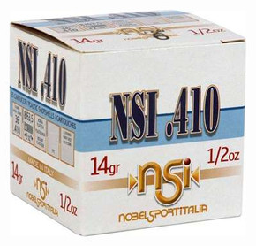 NOBELSPORT .410 AMMO NSI 6 SHOT 2 1/2" 25RD NOBELANS4126 NOBELSPORT .410 AMMO NSI 6 SHOT 2 1/2" 25RD NOBELANS4126