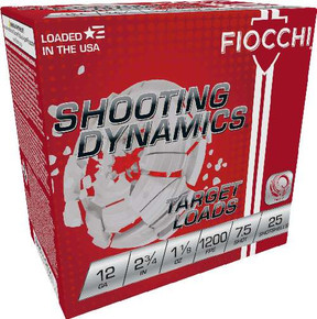 FIOCCHI 12GA 23/4" 11/8OZ #7.5 FIOC12SD18H7 FIOCCHI 12GA 23/4" 11/8OZ #7.5 FIOC12SD18H7