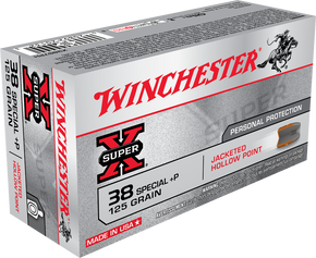 WINCHESTER SPR X 38SPL 125GR JHP WINCX38S7PH