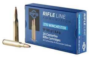 PPU 270 WIN 130GR SP 20RD BOX 10 BOXES PER CASE PPUPP2701 PPU 270 WIN 130GR SP 20RD BOX 10 BOXES PER CASE PPUPP2701