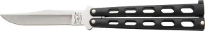 BEAR & SONS 5" BLACK BUTTERFLY BEAR114B