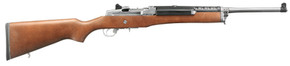RUGER MINI-14 RANCH RIFLE 5.56 18.5" STS HARD WD STK 5RD RUGE05802 RUGER MINI-14 RANCH RIFLE 5.56 18.5" STS HARD WD STK 5RD RUGE05802
