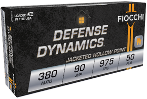 FIOCCHI 380 AUTO 90GR JHP FIOC380APHP FIOCCHI 380 AUTO 90GR JHP FIOC380APHP