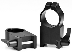 WARNE 1" QD STEEL RINGS MATTE UL HI WARN204LM