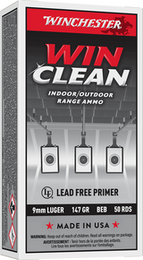 WINCHESTER 9 MM SUPER-X TARGET WINCLEAN 147 GR 50 RD/BX 10 BX/CS WINCWC93 WINCHESTER 9 MM SUPER-X TARGET WINCLEAN 147 GR 50 RD/BX 10 BX/CS WINCWC93