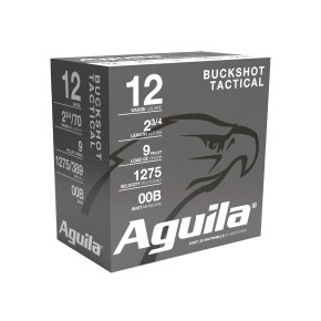 AGUILA 12GA 2 3/4" 00 BUCK 25RD BX 10 BXS PER CS AGUI1CHB1320 AGUILA 12GA 2 3/4" 00 BUCK 25RD BX 10 BXS PER CS AGUI1CHB1320