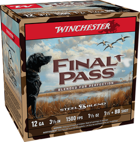 WINCHESTER 12 GA 3 HS 1-1/2 BB & 1.5 BLEND 25 RD/BX 10 BX/CS WINCFP12LBB15