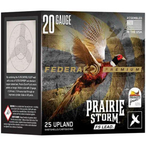 FEDERAL 20GA 3" 3DE 1-1/4OZ 6 SHOT FS LEAD 25 RD/BX 10 BX/CS FEDEPFX258FS6 FEDERAL 20GA 3" 3DE 1-1/4OZ 6 SHOT FS LEAD 25 RD/BX 10 BX/CS FEDEPFX258FS6