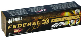 FEDERAL 44 REM MAG 270GR HAMMERDOWN 20 RD/BX 10 BX/CS FEDELG441 FEDERAL 44 REM MAG 270GR HAMMERDOWN 20 RD/BX 10 BX/CS FEDELG441