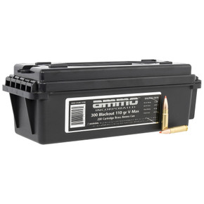 AMMO INC 300BLK 110G VMAX 20RD BX/200RD CASE AMMO300B110VMX_A20 AMMO INC 300BLK 110G VMAX 20RD BX/200RD CASE AMMO300B110VMX_A20