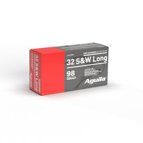 AGUILA 32 S&W LNG FMJ 98GR 50RD BOX 20 BXS PER CS AGUI1E322340