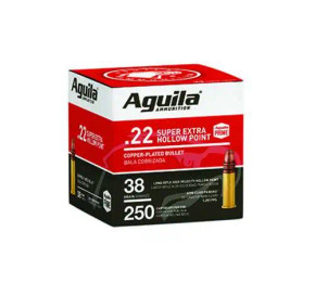 AGUILA 22LR HV HP 38GR 250RD BULK PK 8 PER CS AGUI1B221103