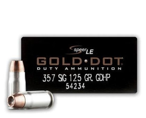 CCI GLD DOT 357SIG 125GR GDHP CCI54234 CCI GLD DOT 357SIG 125GR GDHP CCI54234