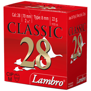 LAMBRO 28G 2-3/4" 11/12OZ #8SHT 25RD/250RDS LAMB28G8CASE LAMBRO 28G 2-3/4" 11/12OZ #8SHT 25RD/250RDS LAMB28G8CASE