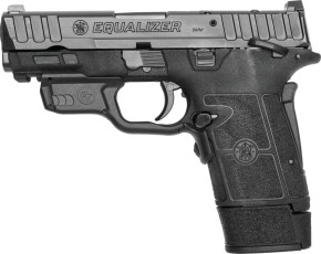 SMITH & WESSON EQUALIZER 9MM W/ CRMSN TRC LSRGUARD 3.675" 10RD,13RD,15RD SMIT14188