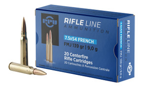 PPU 7.5X54 FRENCH MAS FMJ 139GR 20RD BOX 10 BOXES PER CASE PPUPP7F PPU 7.5X54 FRENCH MAS FMJ 139GR 20RD BOX 10 BOXES PER CASE PPUPP7F