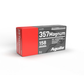 AGUILA 357 MAG SJSP 158GR 50RD BOX 20 BXS PER CS AGUI1E572823 AGUILA 357 MAG SJSP 158GR 50RD BOX 20 BXS PER CS AGUI1E572823