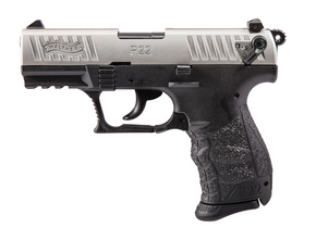 WALTHER P22Q 22LR PSTL NICKEL/BLK 10RD WALT5120725 WALTHER P22Q 22LR PSTL NICKEL/BLK 10RD WALT5120725