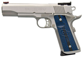COLT 1911 GOLD CUP TROPHY 9MM STS BLUE GRIPS 5" 9+1 COLTO5072XE COLT 1911 GOLD CUP TROPHY 9MM STS BLUE GRIPS 5" 9+1 COLTO5072XE