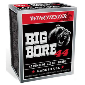 WINCHESTER BIG BORE 44MAG 240G JSP 20RD BX 200RD CS WINCX44MBB WINCHESTER BIG BORE 44MAG 240G JSP 20RD BX 200RD CS WINCX44MBB