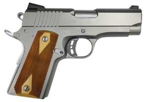 Rock Island 56829 Rock Standard CS Compact Frame 9mm Luger 8+1 3.60" Stainless Steel Barrel, Serrated Slide, Matte Stainless Steel Frame w/Beavertail, Wood Double Checkered Grip 150418 Rock Island 56829 Rock Standard CS Compact Frame 9mm Luger 8+1 3.60" Stainless Steel Barrel, Serrated Slide, Matte Stainless Steel Frame w/Beavertail, Wood Double Checkered Grip 150418