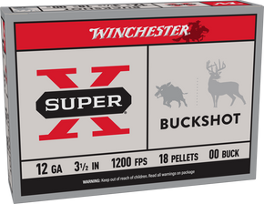 12GA 3.5" 00BUCK 18PLLTS 5RDS WINCXB12L00