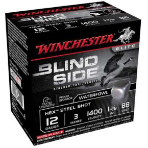 12GA 3" 1-3/8OZ 100CT BLIND SIDE WINCSBS123BBVP 12GA 3" 1-3/8OZ 100CT BLIND SIDE WINCSBS123BBVP