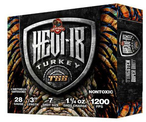 HEVI-SHOT HEVI-18 TSS TURKEY 28GA 3IN 1-1/4OZ #7 5 RD/BX 10 BX/CS HEVIHS7287 HEVI-SHOT HEVI-18 TSS TURKEY 28GA 3IN 1-1/4OZ #7 5 RD/BX 10 BX/CS HEVIHS7287