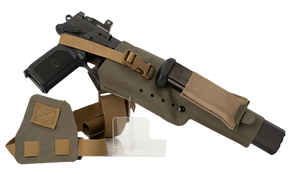 Cole-tac VWX105 Varmint Wrangler XL Pistol Holder Chest Ranger Green Right Hand 185100