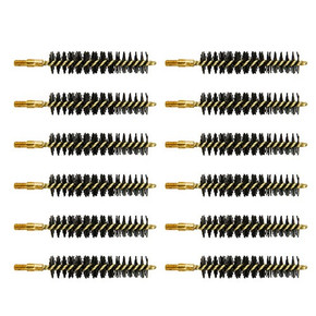 HEAVY WEIGHT NYLON RIFLE BRUSH 44/45 CALIBER 12 PACK 084444040