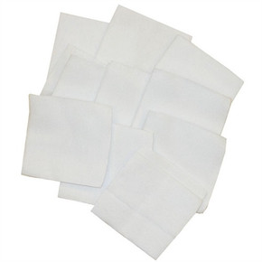 SQUARE COTTON PATCHES, 3'', 16/12 GAUGE, 1000 PACK 084068005