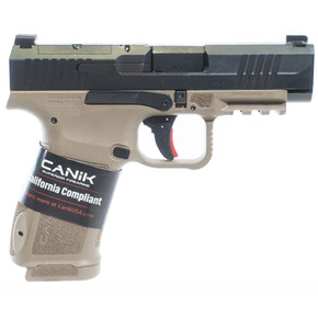 Canik Mete MC9 LS Handgun 9mm Luger 10rd Magazine 3.6" Barrel Black/FDE CA Compliant YCHG7885CABDN