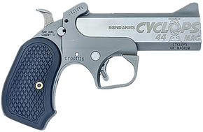 IN STOCK Bond Arms BACY Cyclops Thumper 50 AE 1rd Shot 4.25" Black/SS Barrel, Black Rough & Tumble Frame, Black B6 Resin Grips 167778