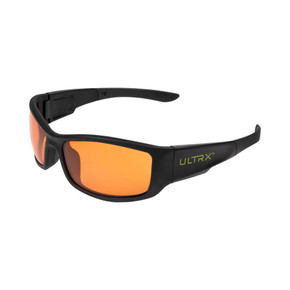 Allen ULTRX Sync Safety Glasses Black with Amber Lenses AN4138