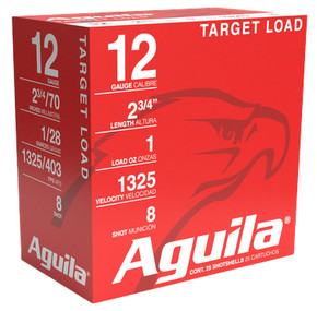 AGU HV SPORTING 12GA 2.75 1OZ #8 25/10 AGU 1CHB1286 AGU HV SPORTING 12GA 2.75 1OZ #8 25/10 AGU 1CHB1286