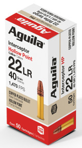 AGU INTERCEPTOR 22LR 40GR COPPER SP 50/20 AGU 1B220320 AGU INTERCEPTOR 22LR 40GR COPPER SP 50/20 AGU 1B220320